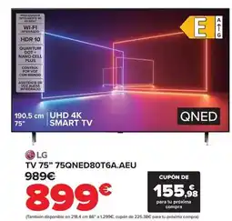 Carrefour Lg - tv 75 75qned80t6a.aeu oferta