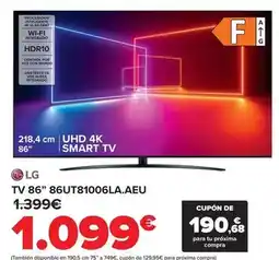 Carrefour Lg - tv 86'' 86ut81006la.aeu oferta