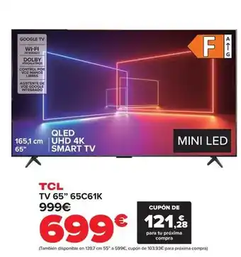 Carrefour Tcl - tv 65 65c61k oferta