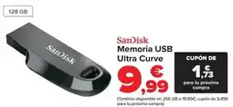Carrefour Sandisk - memoria usb ultra curve oferta