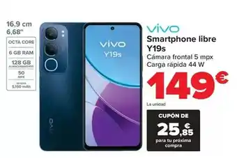 Carrefour Vivó - smartphone libre y19s oferta