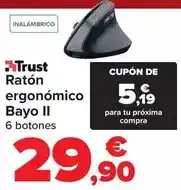 Carrefour Trust - ratón ergonómico bayo ii oferta