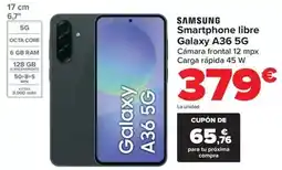 Carrefour Samsung - smartphone libre galaxy a36 5g oferta