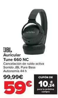 Carrefour Jbl - auricular tune 660 nc oferta