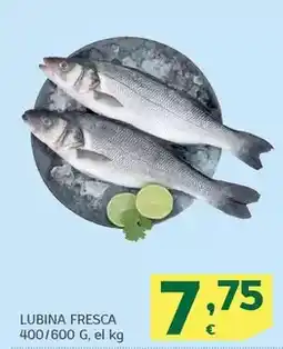 HiperDino Lubina fresca 400/600 g oferta
