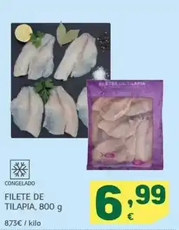 HiperDino Filete de tilapia oferta