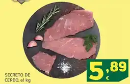 HiperDino Secreto de cerdo oferta