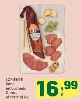 HiperDino Loriente - lomo embuchado duroc oferta