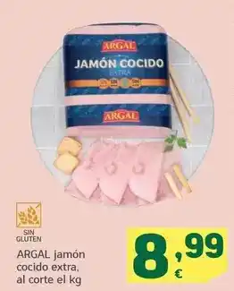HiperDino Argal - jamon cocido extra oferta
