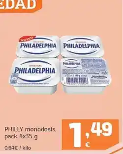 HiperDino Philadelphia - monodosis oferta