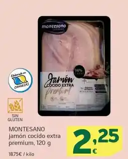 HiperDino Montesano - jamon cocido extra premium oferta