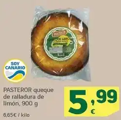 HiperDino Pasteror - queque de ralladura de limon oferta