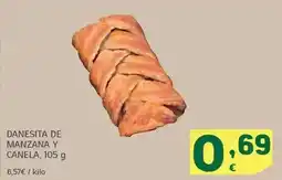 HiperDino Danesita de manzana y canela oferta