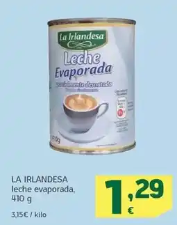 HiperDino La irlandesa - leche evaporada oferta