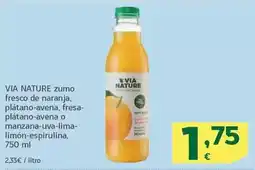 HiperDino Via nature - zumo fresco de naranja oferta