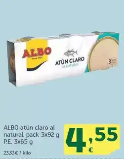 HiperDino Albo - atún claro al natural oferta