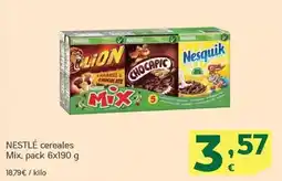 HiperDino Nestlé - cereales mix oferta