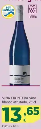 HiperDino Vina frontera - vino blanco afrutado oferta