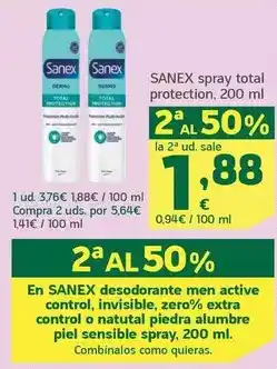 HiperDino Sanex - spray total protection oferta