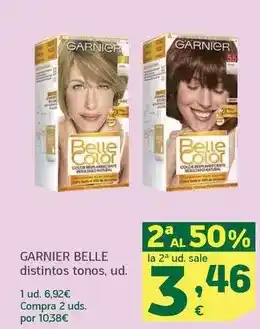HiperDino Garnier - belle distintos tonos oferta
