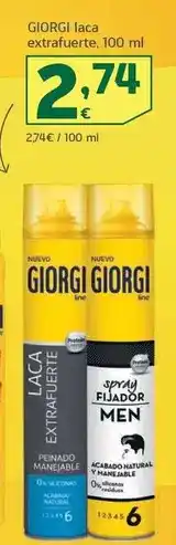 HiperDino Giorgi - laca extrafuerte oferta