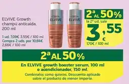 HiperDino Elvive - growth champú anticaida oferta