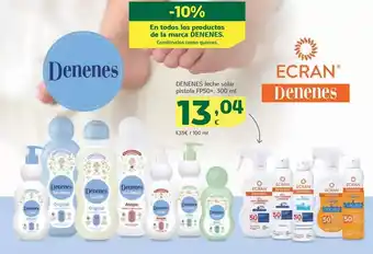 HiperDino Denenes - leche solar pistola fp50+ oferta