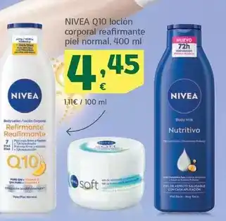 HiperDino Nivea - q10 locion corporal reafirmante piel normal oferta
