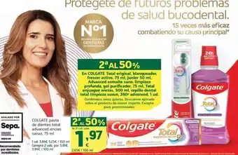 HiperDino Colgate - pasta de dientes total advanced encias sanas oferta