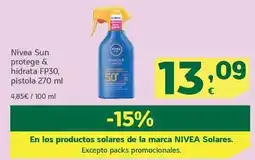 HiperDino Nivea - sun protege & hidrata fp30 oferta