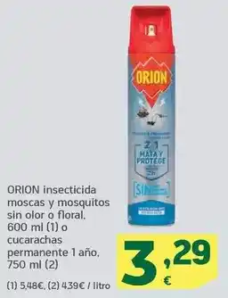 HiperDino Orion - insecticida moscas y mosquitos sin olor o floral oferta