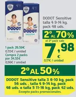 HiperDino Dodot - sensitive oferta