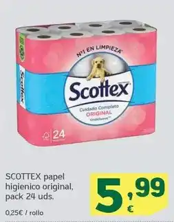 HiperDino Scottex - papel higienico original oferta