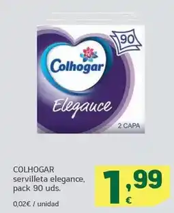 HiperDino Colhogar - servilleta elegance oferta