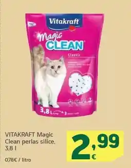 HiperDino Vitakraft - magic clean perlas silice oferta