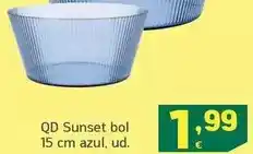 HiperDino Qd sunset bol 15 cm azul oferta