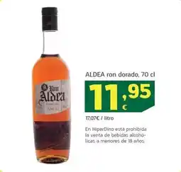 HiperDino Aldea - ron dorado oferta
