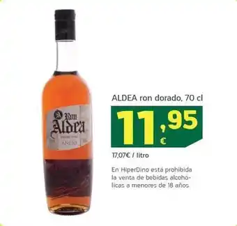 HiperDino Aldea - ron dorado oferta