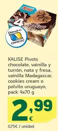 HiperDino Kalise - pivots chocolate oferta