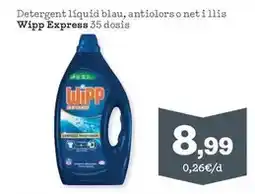 Sorli Wipp express - detergent liquid blau/ antiolors o net i llis oferta