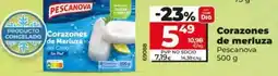 Dia Pescanova - corazones de merluza 500 g oferta