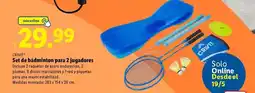 Lidl Crivit - set de bádminton para 2 jugadores oferta