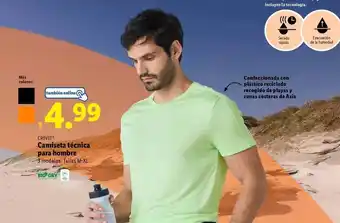 Lidl Crivit - camisa térmica pan hombe oferta