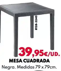 BricoCentro Mesa cuadrada oferta
