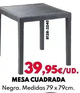 BricoCentro Mesa cuadrada oferta