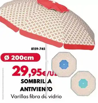 BricoCentro Sombrilla antiviento oferta