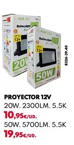 BricoCentro Proyector 12v oferta