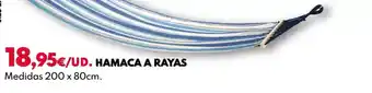 BricoCentro Hamaca a rayas oferta