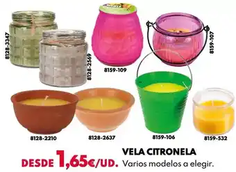 BricoCentro Vela citronela oferta