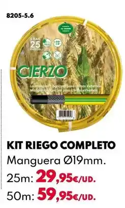 BricoCentro Kit riego completo oferta
